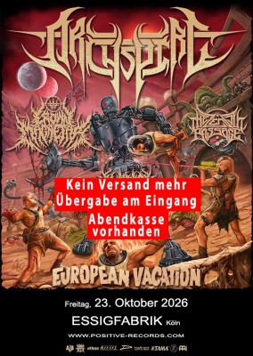 23.10.2026 - ARCHSPIRE - Abendkasse vorhanden