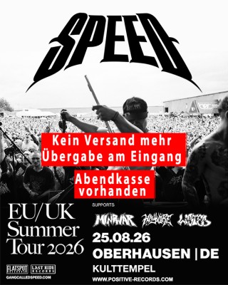 25.08.2026 - SPEED - Abendkasse vorhanden
