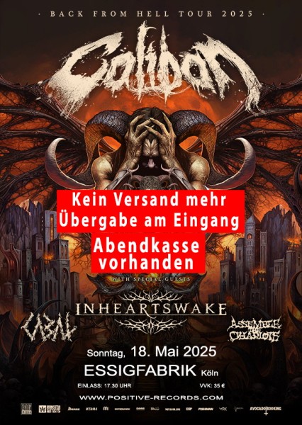 18.05.2025 - CALIBAN - Abendkasse vorhanden