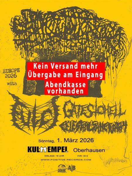 01.03.2026 - SANGUISUGABOGG - Abendkasse vorhanden