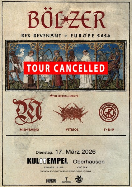 17.03.2026 - BØLZER - CANCELLED !!!