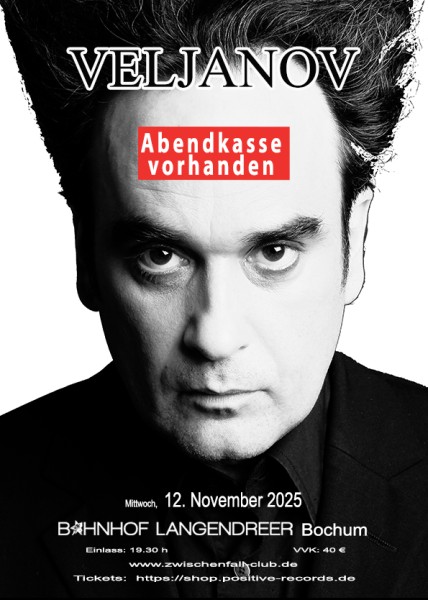 12.11.2025 - VELJANOV - Abendkasse vorhanden